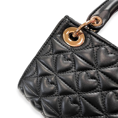 DOE A DEAR - Heart-Quilted Bag