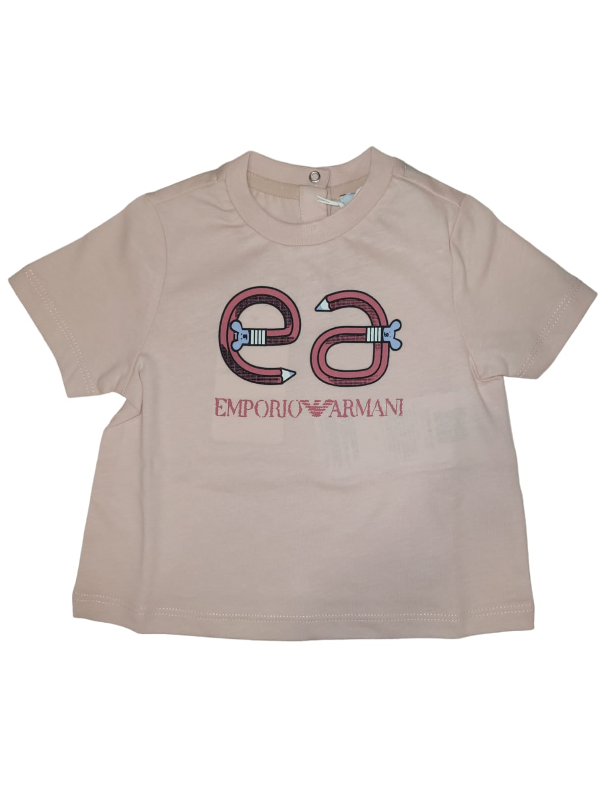 EMPORIO ARMANI - Baby Girl EA Pencil Logo TShirt