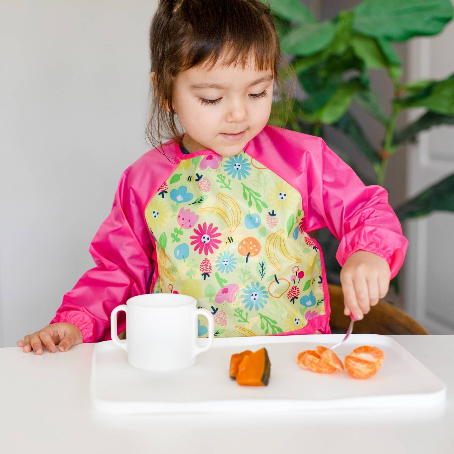 GREEN SPROUTS - Snap & Go Easy Wear Long Sleeve Bib