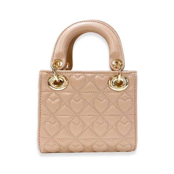 DOE A DEAR - Heart-Quilted Bag