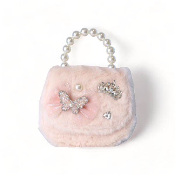 DOE A DEAR -  Butterfly Furry Purse