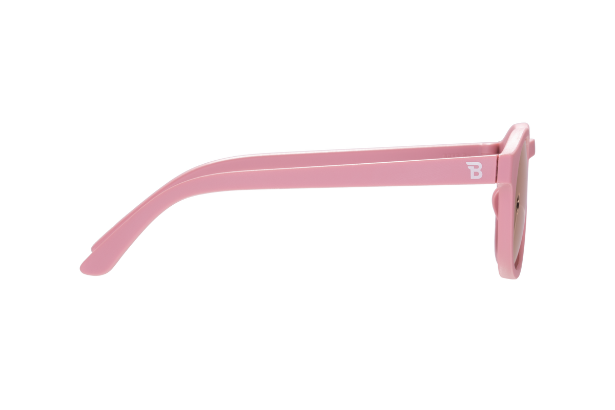 BABIATORS - Pretty in Pink Polarized Keyhole Sunglasses w/ Mirrored Lens