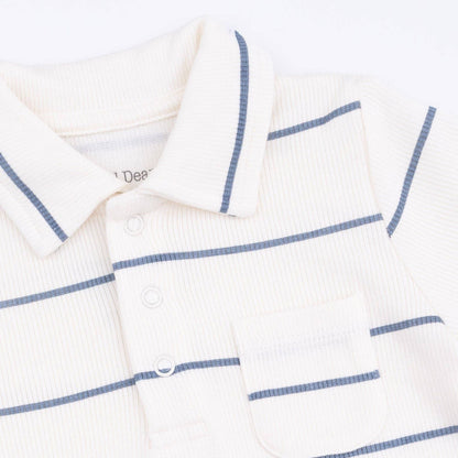 Vintage Stripe - Polo with Casual Short
