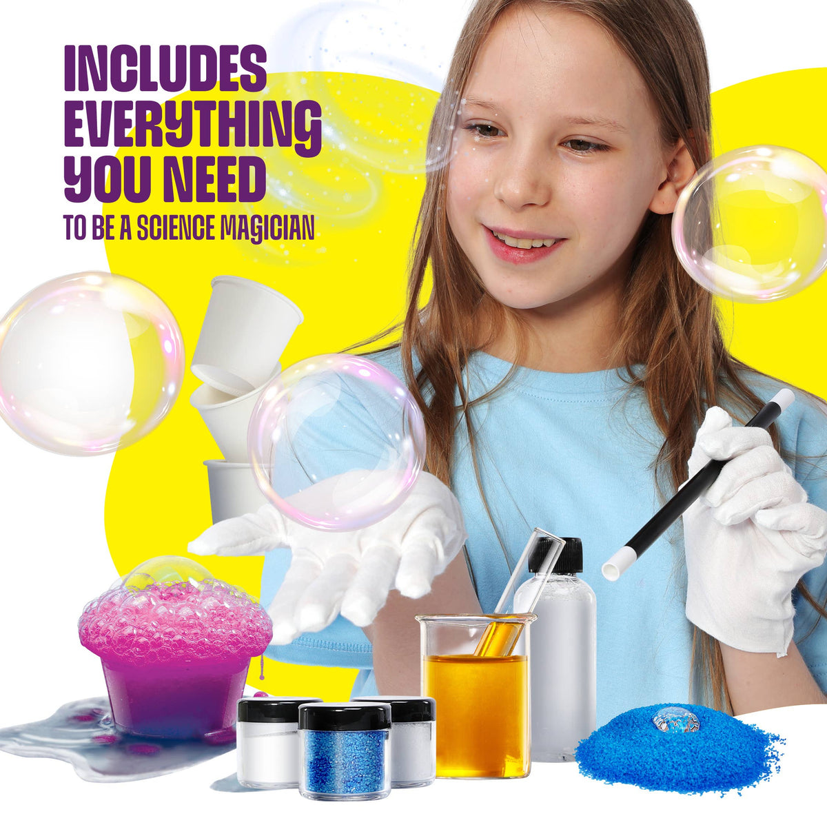 Science Magic Kit for Kids - Experiments STEM Boy Toys, Gift