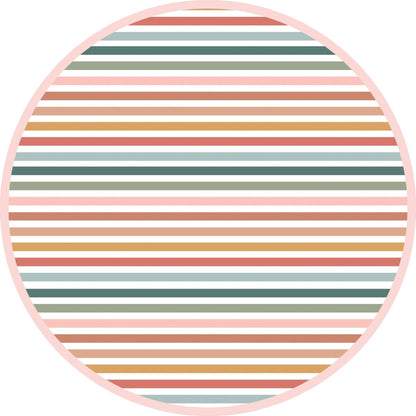 EMERSON & FRIENDS - Sunset Stripes Flutter Bikini Girls Swimsuit