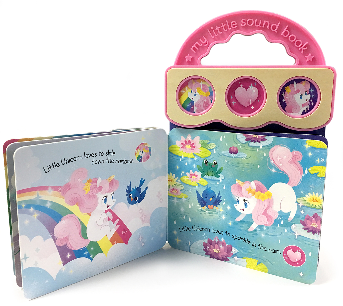 Sweet Little Unicorn 3-Button Sound Book with Handle