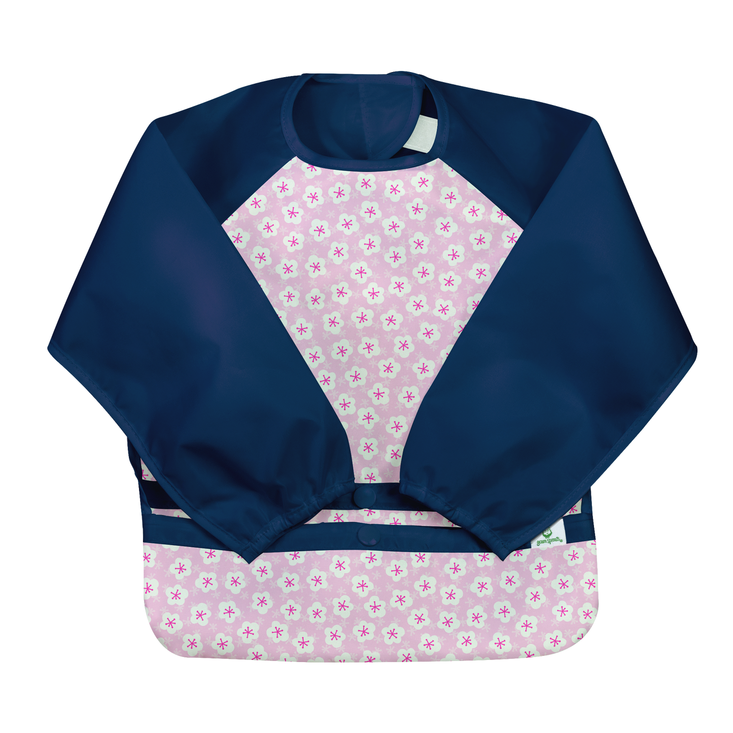 GREEN SPROUTS - Snap & Go Easy Wear Long Sleeve Bib