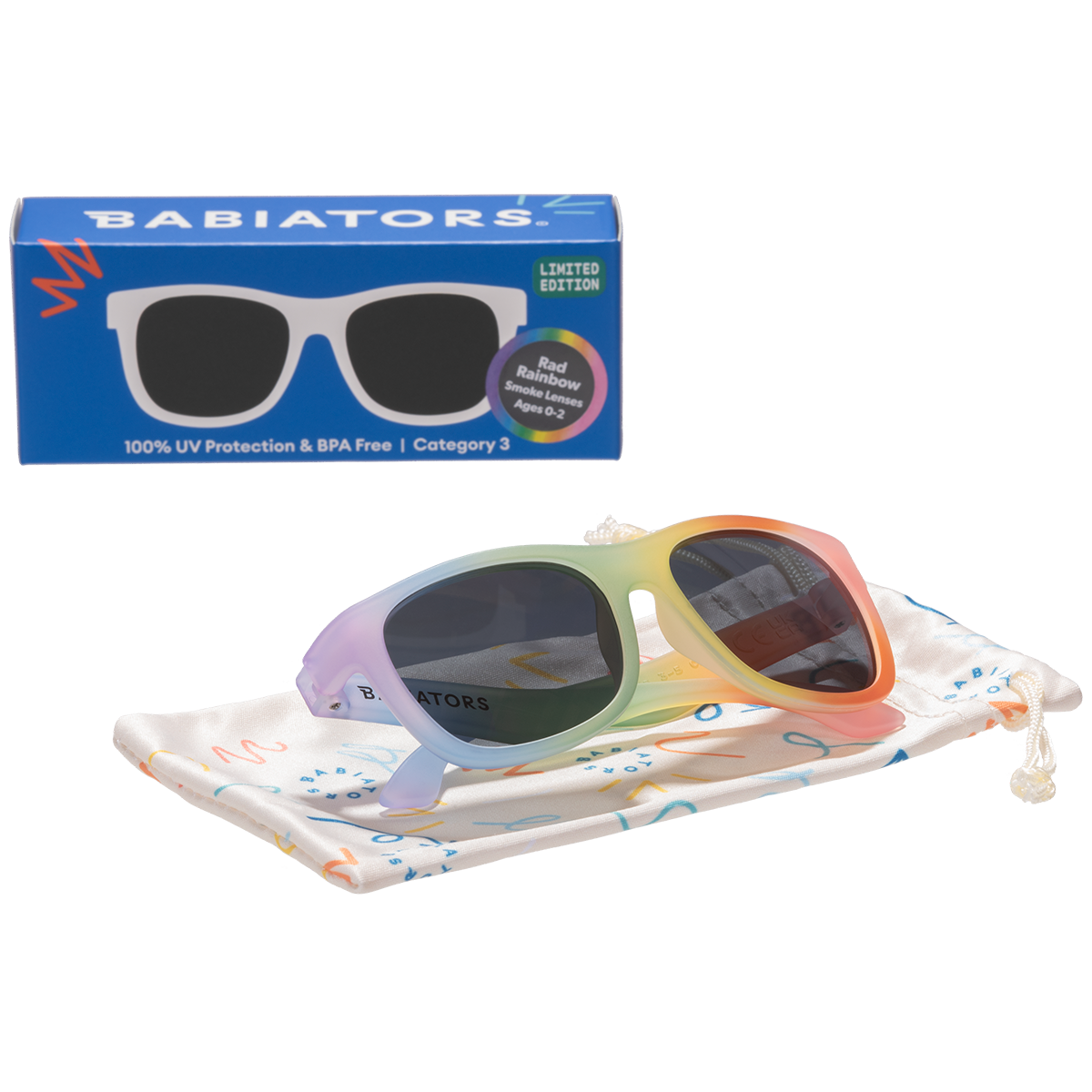 BABIATORS - Limited Edition - Baby and Kids Rad Rainbow Navigator