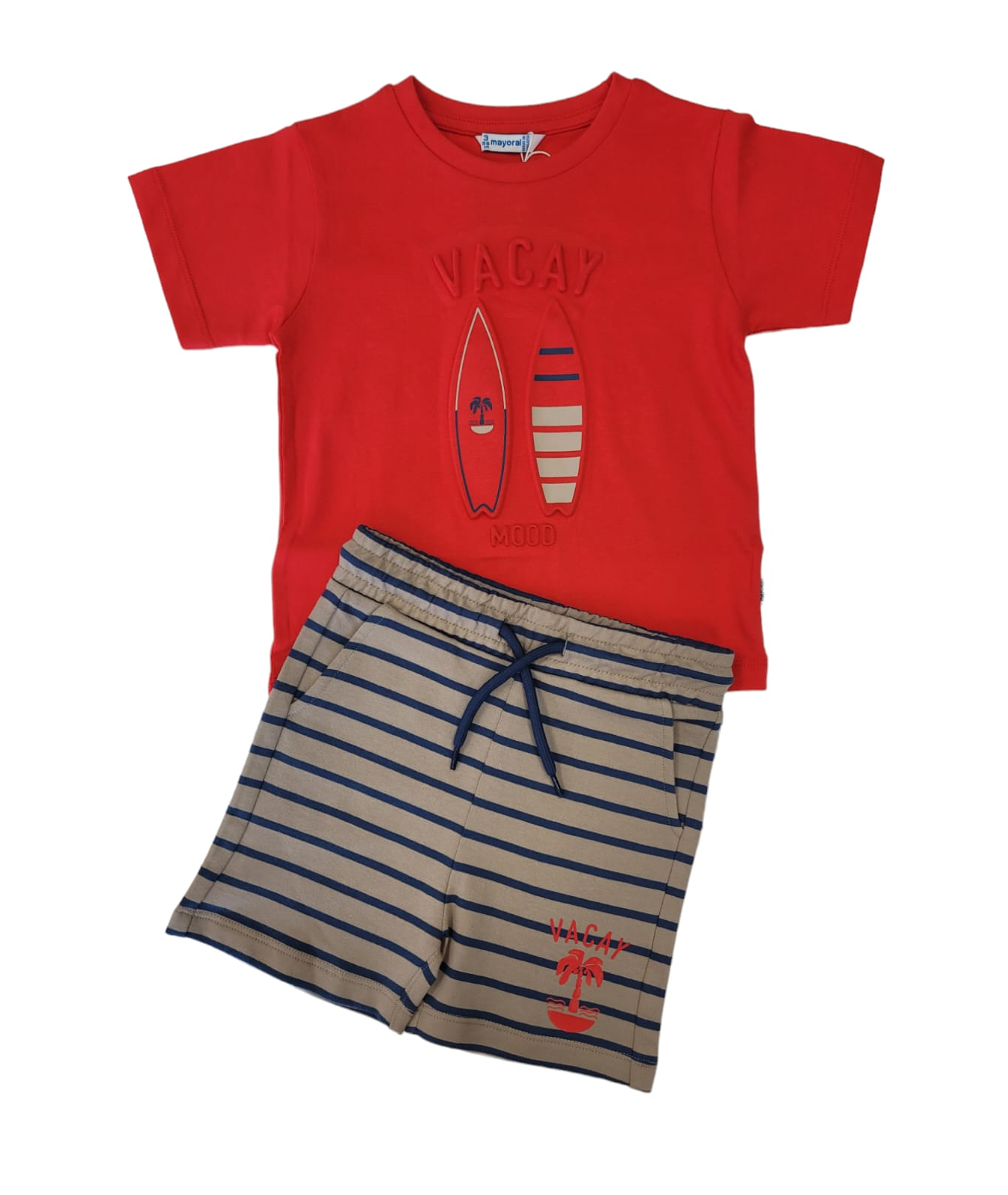 MAYORAL - Striped Shorts Set