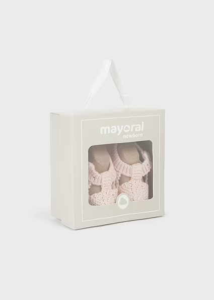 MAYORAL - Knitting bootee - Nude
