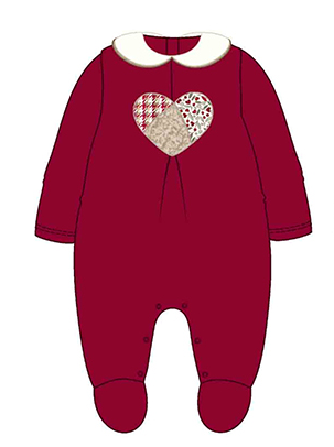 MAYORAL - Velour onesie