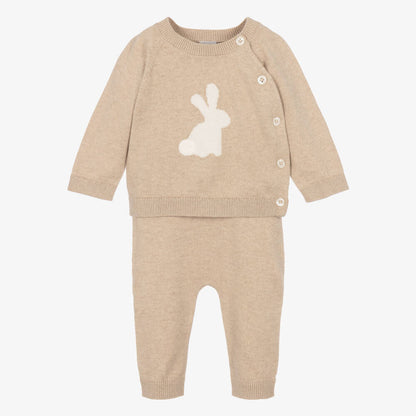 PETIT BATEAU - Baby 2Pc Knit Sweater And Pants