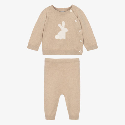 PETIT BATEAU - Baby 2Pc Knit Sweater And Pants