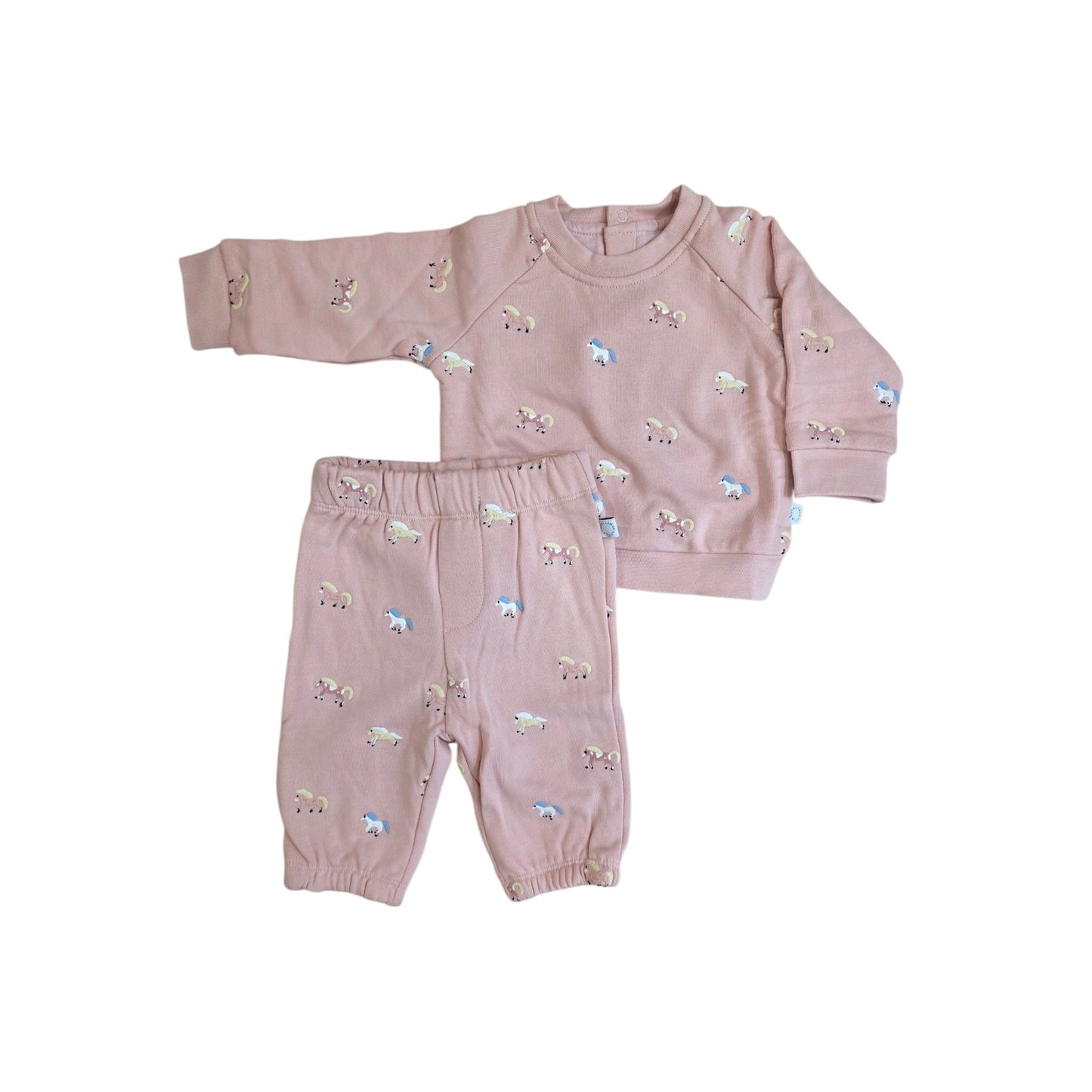 STELLA MCCARTNEY - Baby Girl Tracksuit With Horse Embro