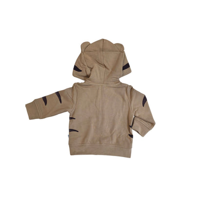 STELLA MCCARTNEY - Zip Up Tiger Hooded Sweatshirt