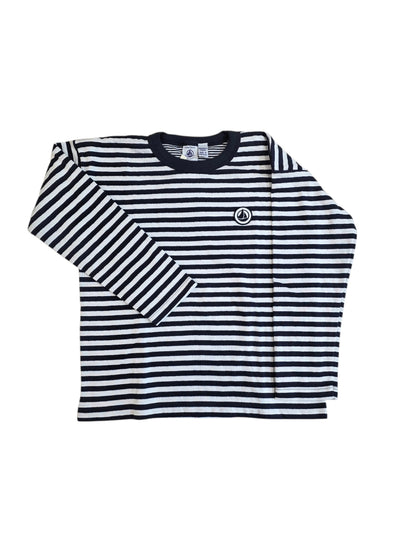 PETIT BATEAU - Boy LS Stripe T-Shirt