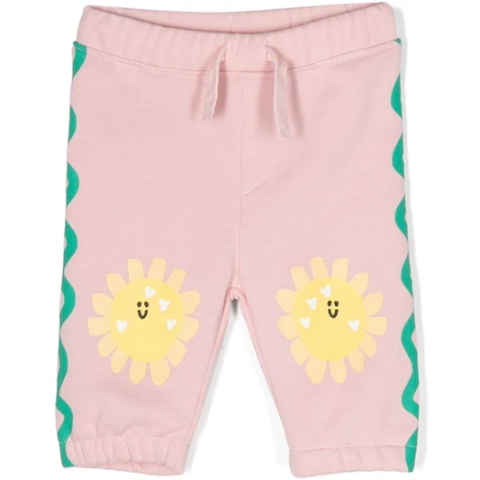 STELLA MCCARTNEY - Baby Girl Joggers With Sunflower Faces