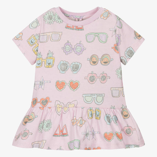 STELLA MCCARTNEY - Baby Girl Sunglasses Jersey Dress
