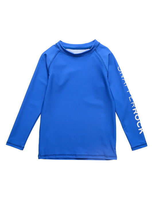 SNAPPER ROCK - MARINE BLUE LS RASH TOP