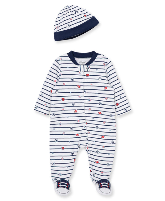 LITTLE ME - sports star footie/hat
