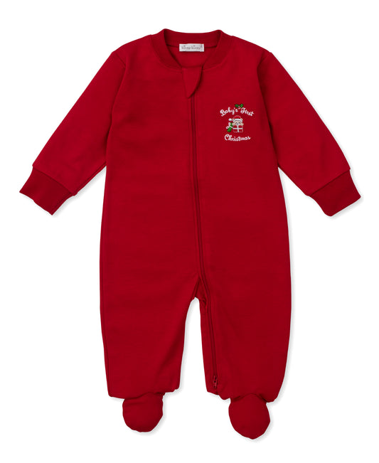 KISSY KISSY - footie w/ zip - Baby´s Fist Christmas