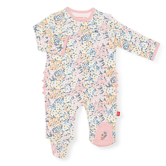 MAGNETIC ME - Chelsea Ruffle Footie W/ Ruffles