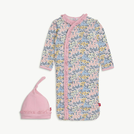MAGNETIC ME - Chelsea Ruffle Placket Gown + Ruffle Hat Set