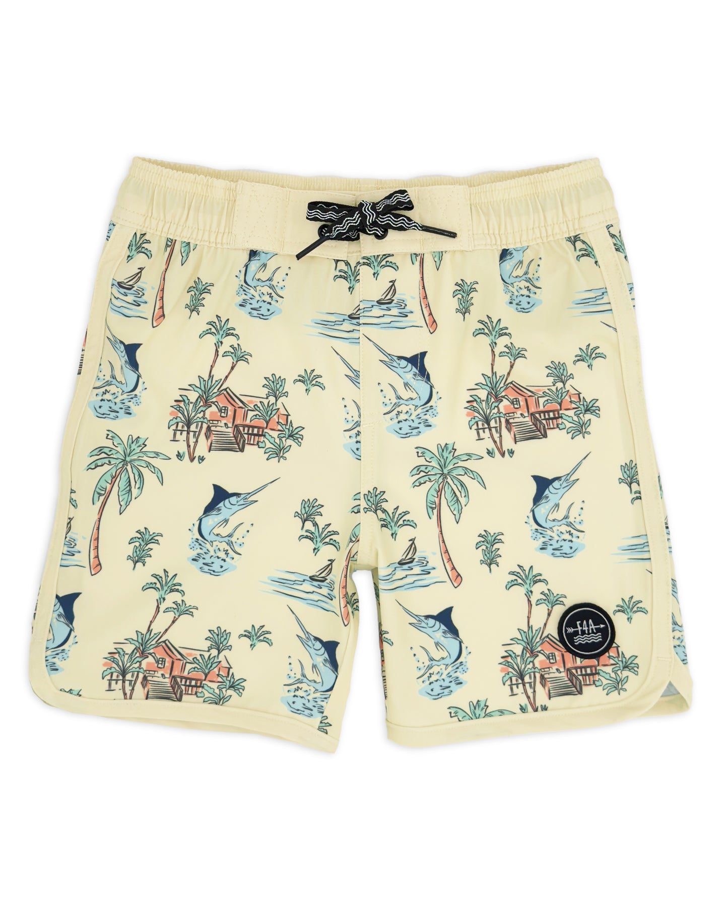 FEATHER 4 ARROW - Scallop Boardshort - Sun Glow