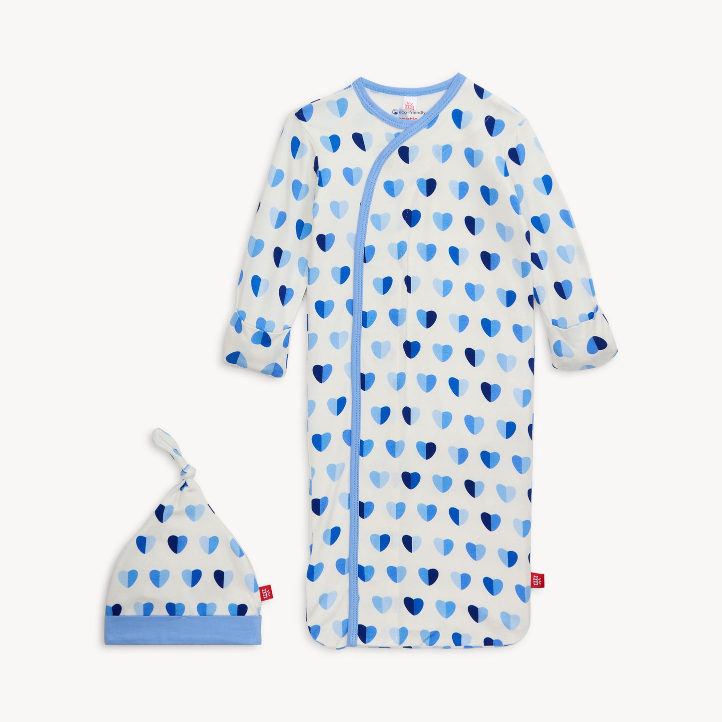 MAGNETIC ME - Blue Xoxo Modal Gown + Hat