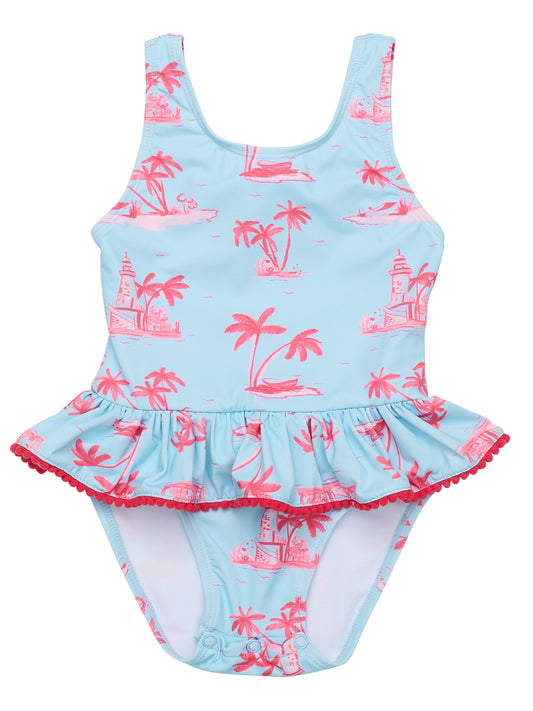 SNAPPER ROCK - Lighthouse Island Sustainable Skirt Swimsuit