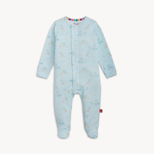 MAGNETIC ME - Serene Safari Blue Modal Footie