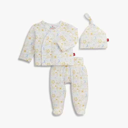 MAGNETIC ME - Star Signs Blue Modal Kimono Set