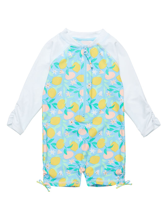 SNAPPER ROCK - LEMON DROPS LS SUNSUIT