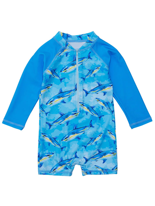 SNAPPER ROCK - JAWSOME WAVES LS SUNSUIT