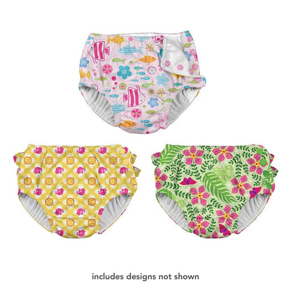 Assorted Girl Print Snap Reusable Swim Diaper (Multiples of