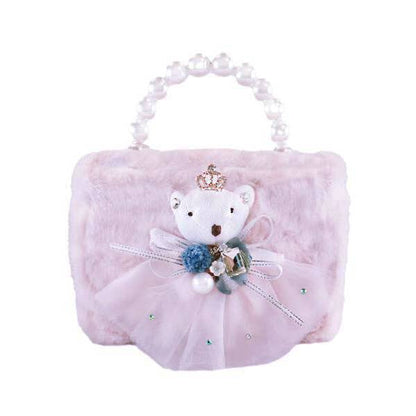 DOE A DEAR - Princess Bear Furry Purse