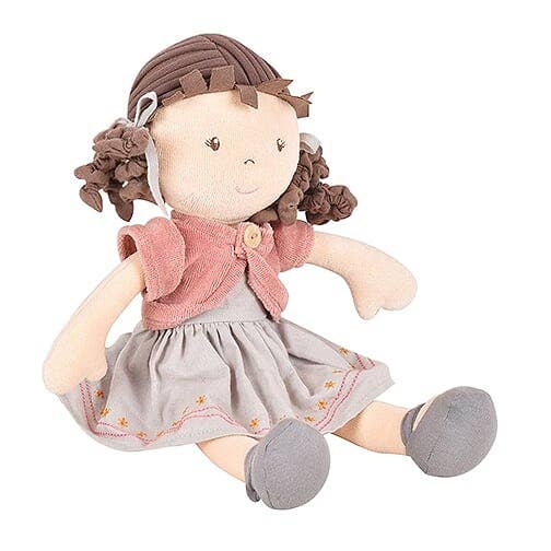 Rose Organic Doll with Brown Hair
