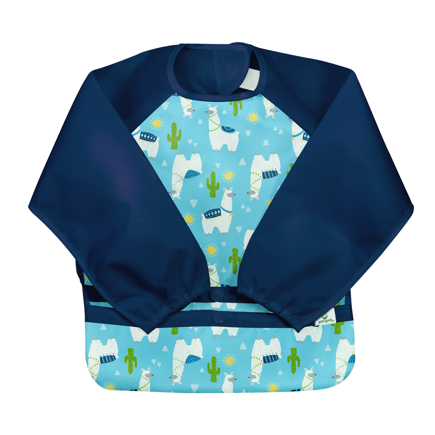 GREEN SPROUTS - Snap & Go Easy Wear Long Sleeve Bib