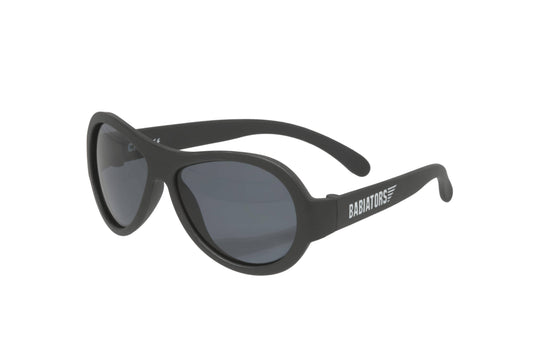 BABIATORS - Jet Black Baby and Kid Aviator Kids Sunglasses